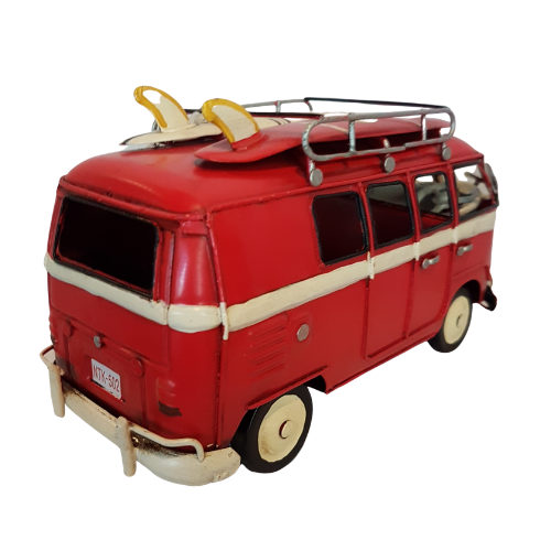 Portachiavi Vw Collection. Camper Van Red/Silver - Half Moon Bay