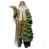 Mystical Old Man Evergreen Santa Christmas Decor