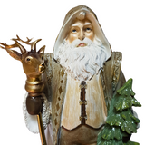 Mystical Old Man Evergreen Santa Christmas Decor