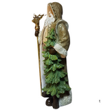 Mystical Old Man Evergreen Santa Christmas Decor