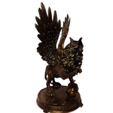 Cold Cast Bronze Mythical Guardian Griffin The King Of All Creatures Statue