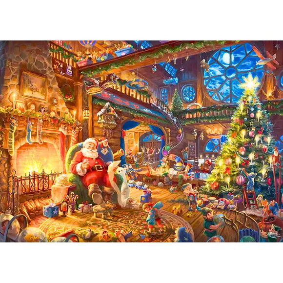 Santa's Relaxing Evening Christmas Advent Calendar Jigsaw Puzzle