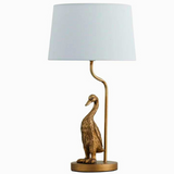 Audacious Duffus Duck Gold Table Lamp