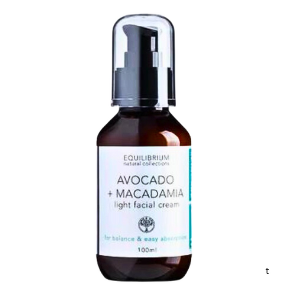 Equilibrium Organic Avocado And Macadamia Light Facial Cream