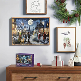 Snowy Night Christmas Advent Calendar Jigsaw Puzzle